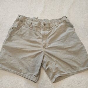 Carhartt Mens Canvas Work Carpenter Shorts Size 40 Utility Outdoor